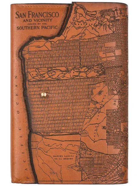 San Francisco Map Journal for wholesale by Tactile Craftworks