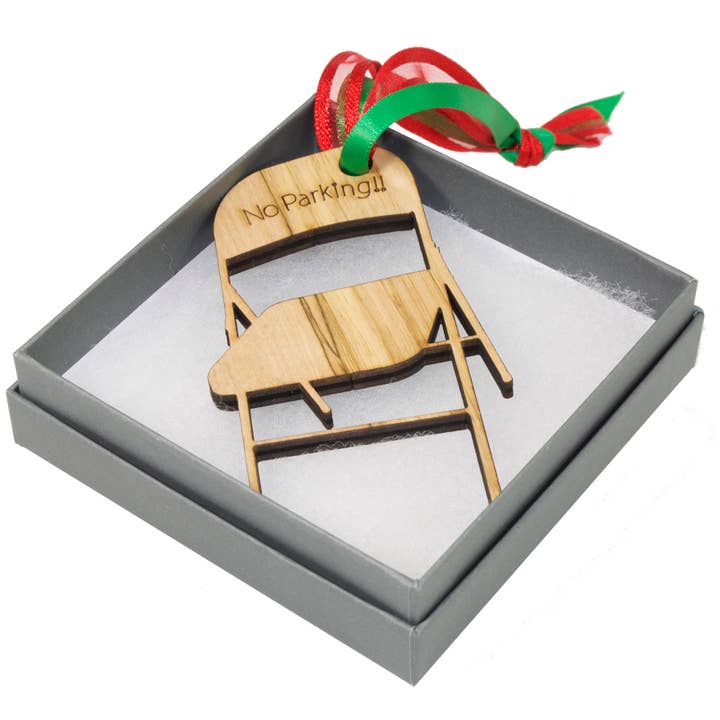 No Parking Chair Ornament for wholesale by Blissed Out Design