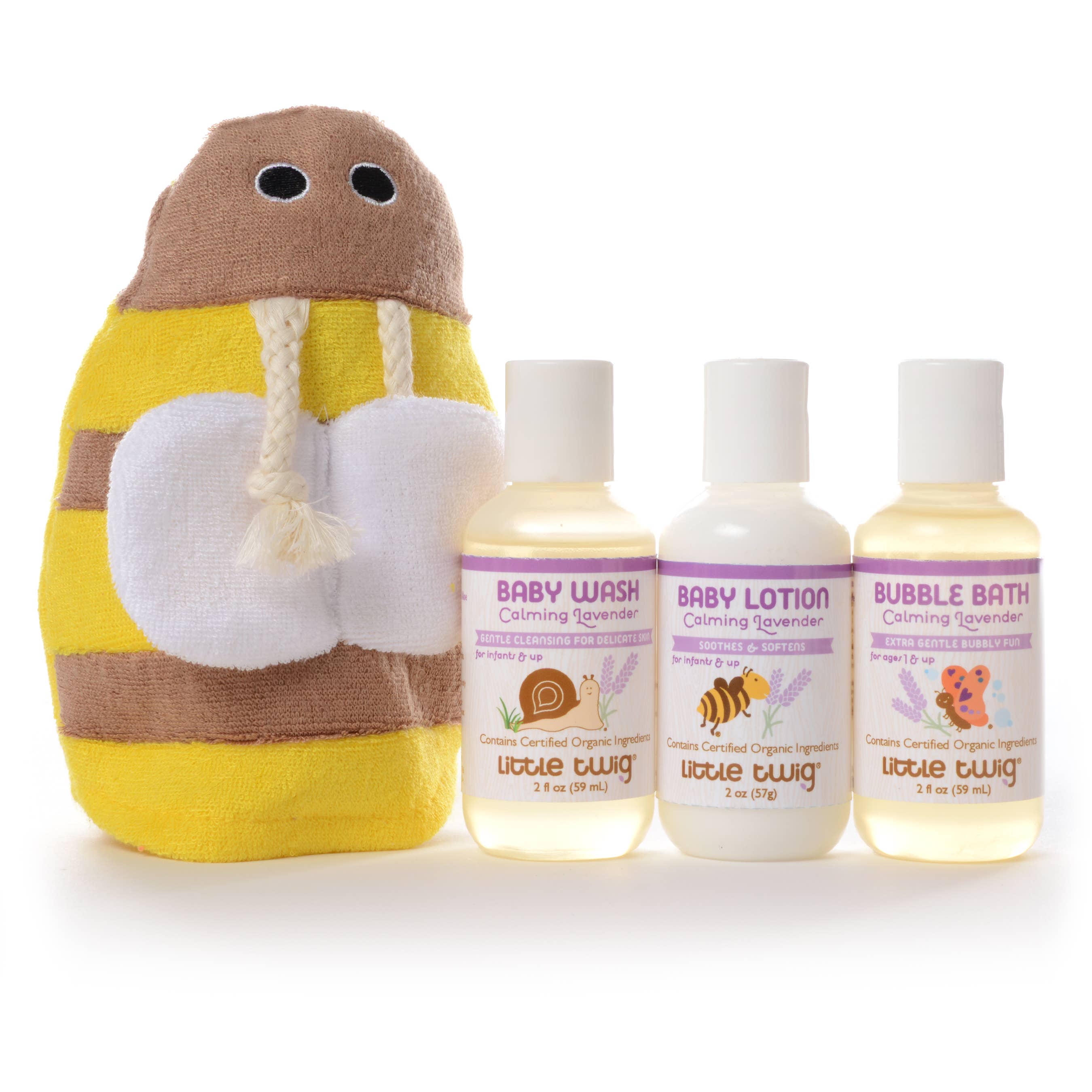 Little Twig – wholesale Bath & body set – Baby – TRAVEL SET BEE0