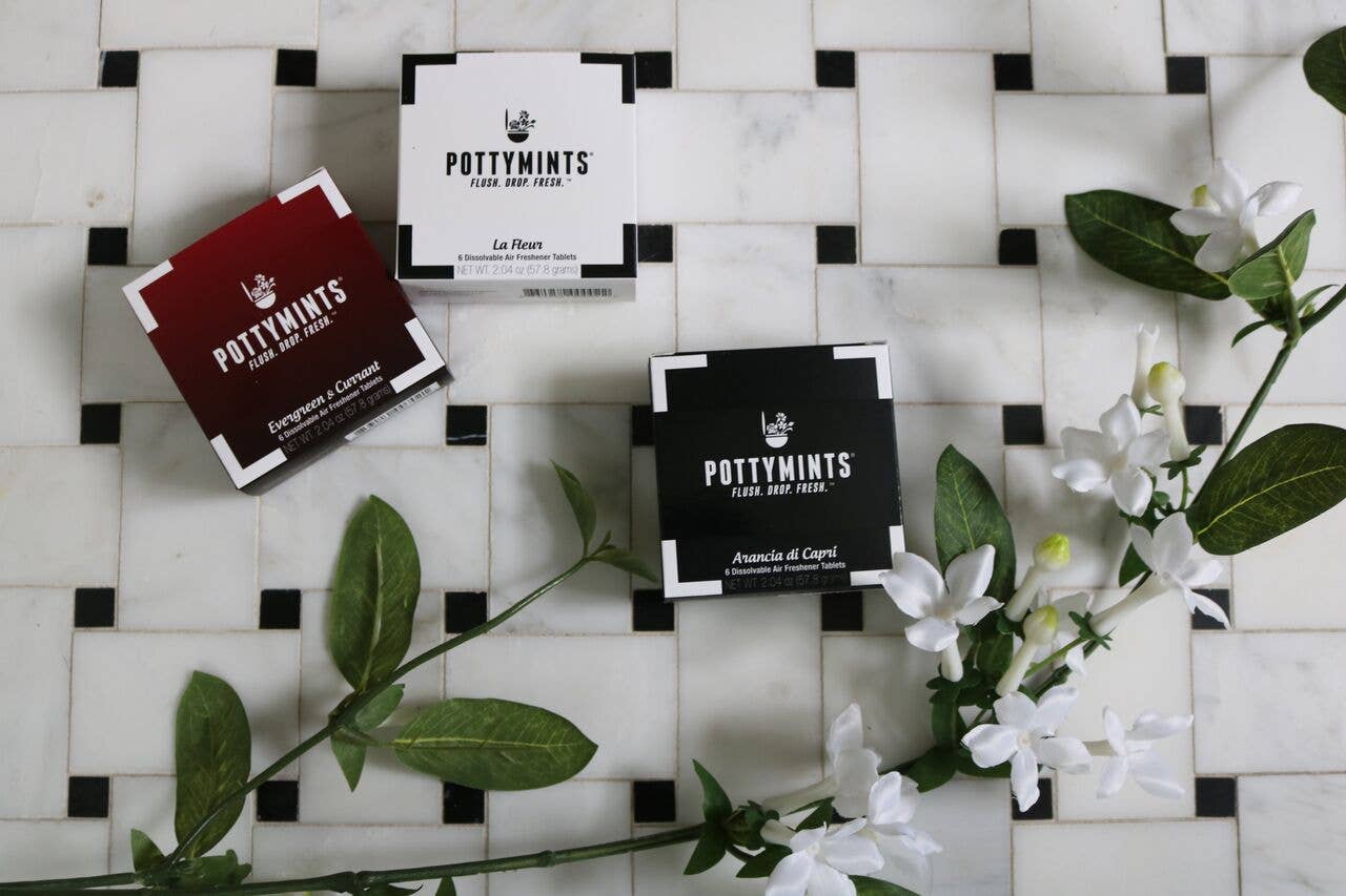 POTTYMINTS - Wholesale Air Freshener - 6 Pack Box Of Arancia Pottymints2