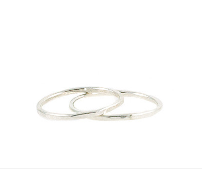 Mineral and Matter - Wholesale Band/Stacked Ring - Silver Smooth Stacking Ring Sterling Silver Stacker3