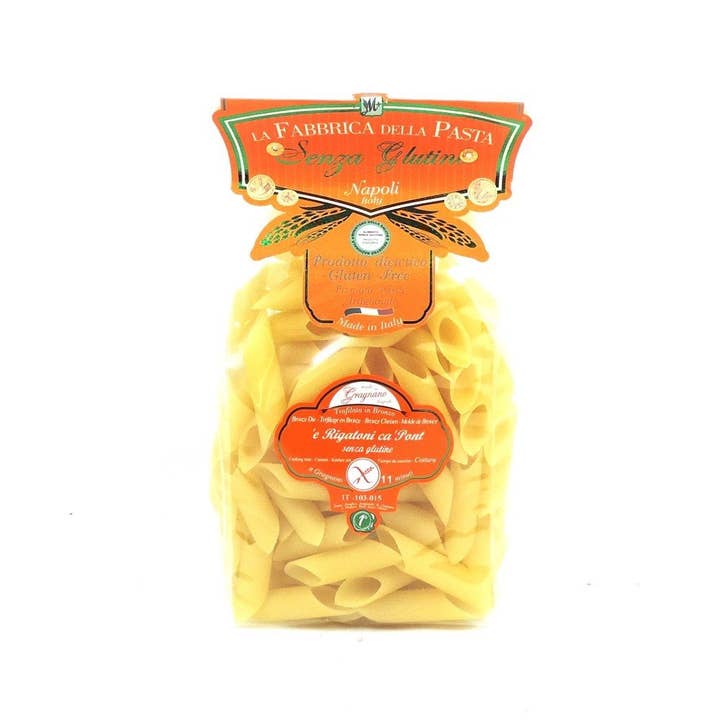 Zia Pia - Wholesale Pasta - Gluten Free Rigatoni ca Pont by La Fabbrica della Pasta