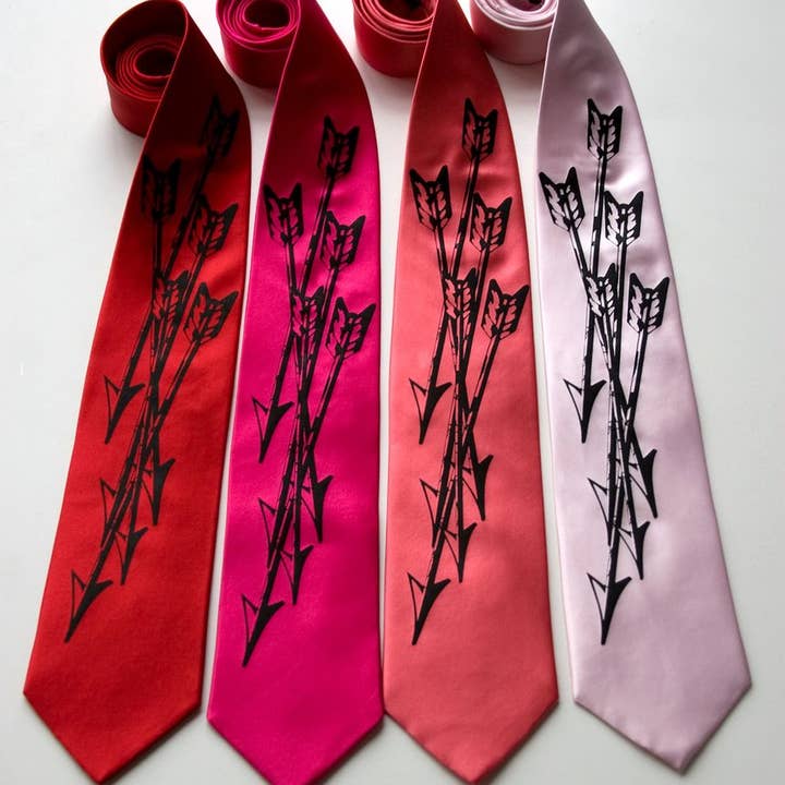 Cyberoptix Tie Lab - Wholesale Necktie - Men's - Quiver: Arrows Print Necktie2