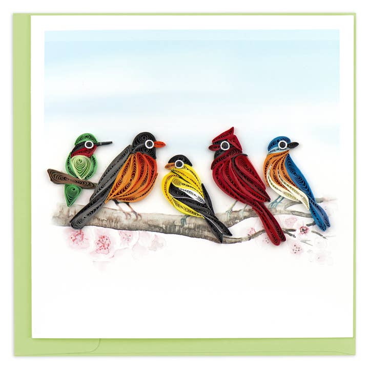 Songbirds Everyday Quilled Greeting Card and other Purchase Wholesale sm672. Free Returns & Net 60 Terms on Faire trending on Faire.