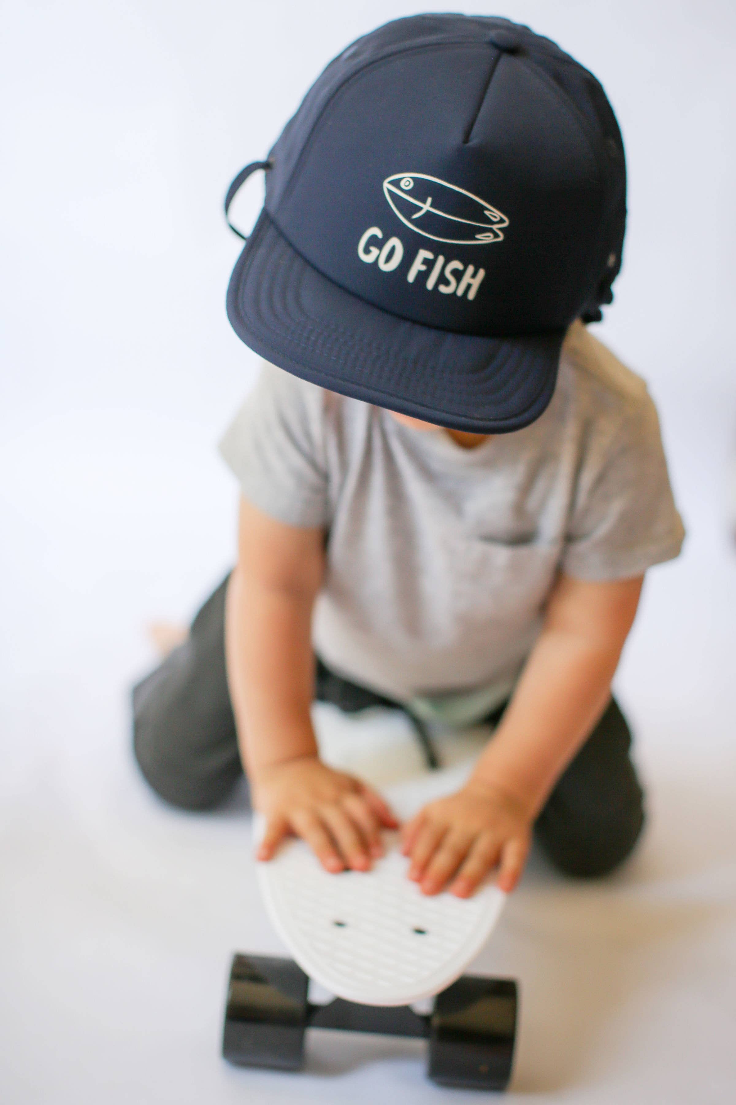 BITTY BRAH - Wholesale Sun Hat - Kids - Go Fish - Trucker Hat / Sun Hat4