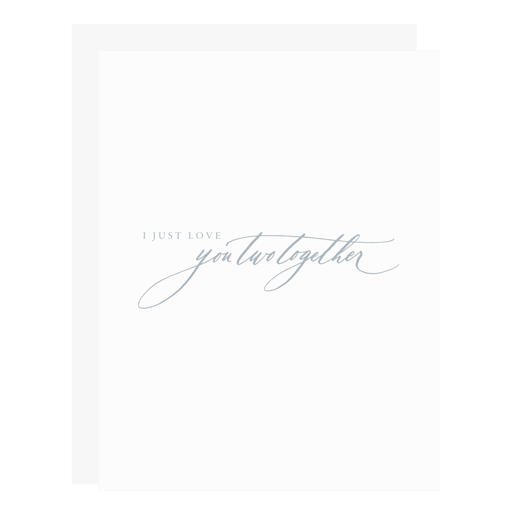 Little Well Paper Co. - Wholesale Love Card - Love You Two Together Card0