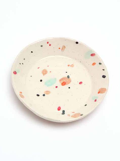 Petit plat à confettis pour la vente par ALICE Ceramics