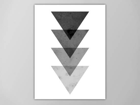 The National Anthem - Wholesale Art Print - 8” x 10” Geometric Triangles Art Print0