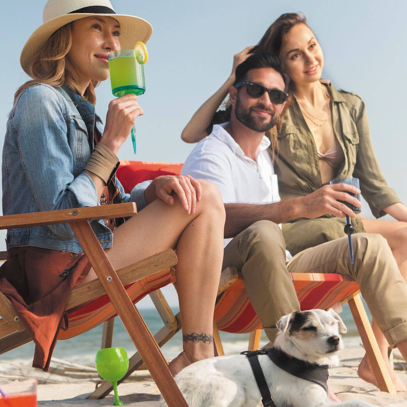 Beachware, LLC - Wholesale Wine Glass - Bonfire Orange Caribbean1