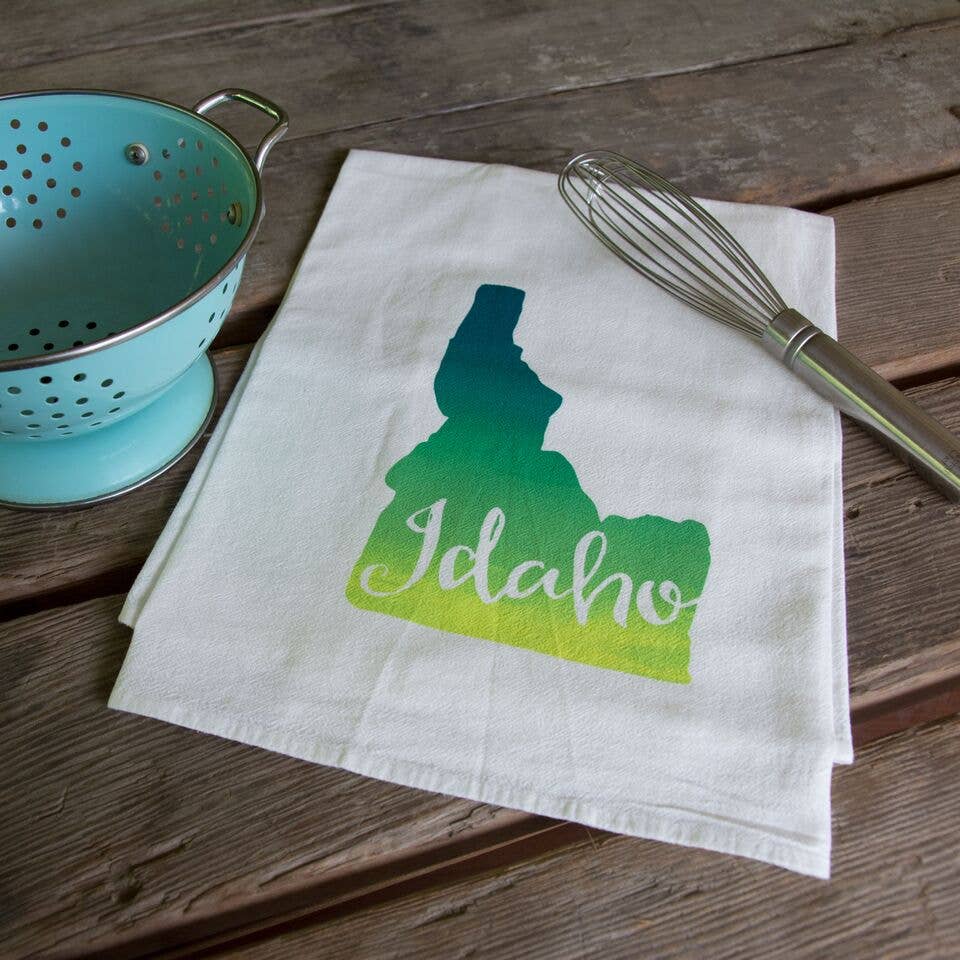 Ladybug Press - Vente Torchons - Torchon Sérigraphié Idaho7