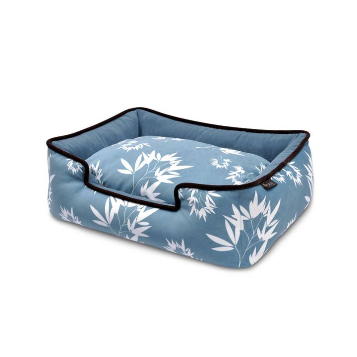 Bamboo Lounge Bed - Blue for wholesale by P.L.A.Y. Pet Lifestyle and You