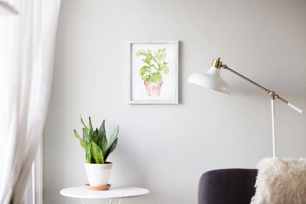 Lilac Paperie - Wholesale Art Print - 11” x 14” Fiddle Leaf Fig Watercolor Print2