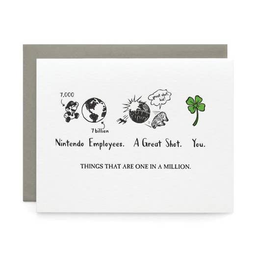 One In A Million Card for wholesale by Wild Ink Press