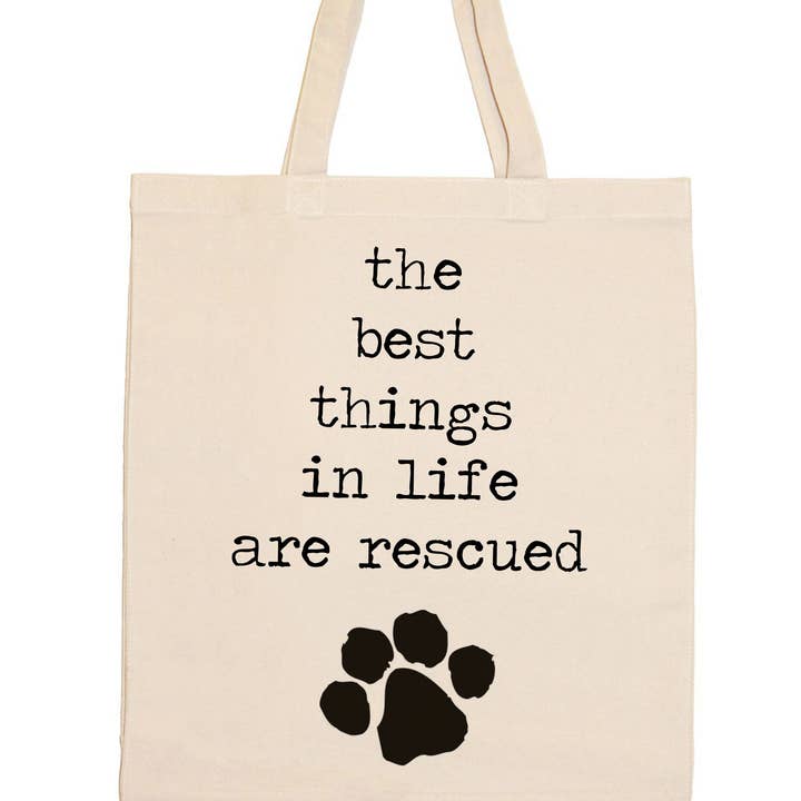 Rescued Tote Bag for wholesale by Quippy Brand