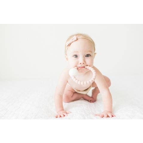 Chewable Charm - Wholesale Teether (Not Clip-On) - Baby - Teether Toy Rattle - Blush4