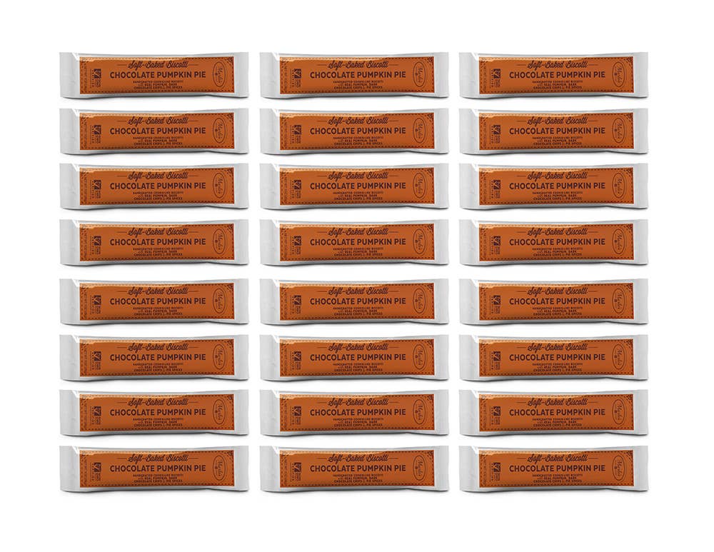Marlo's Bakeshop - Wholesale Cookie - 1 oz Chocolate Pumpkin Pie Soft Baked Biscotti2