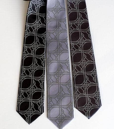 Cyberoptix Tie Lab - Wholesale Necktie - Men's - Intersection Knot Necktie2