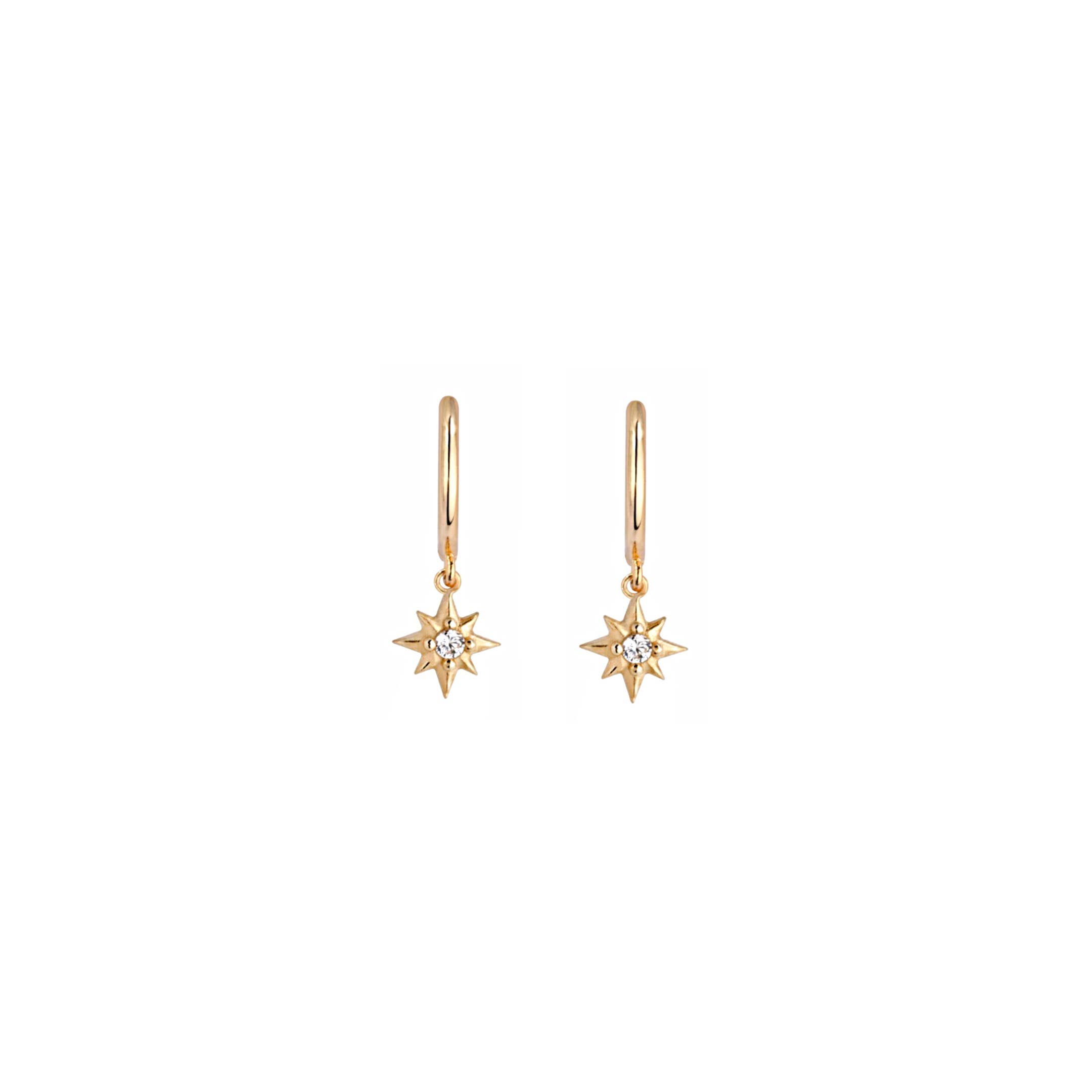 KIKICHIC - Wholesale Huggie Earrings - Starburst Mini Huggies1
