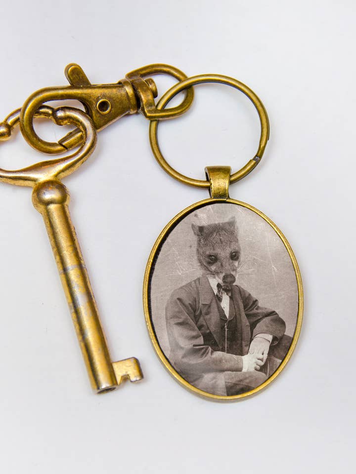 Civet cadeau de chat, pour professeur, idée d'amoureux d'animaux, porte-clés pour la vente par The Wild Oddisorium