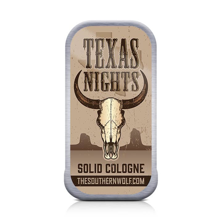 Texas Nights Solid Cologne for wholesale by The Southern Wolf