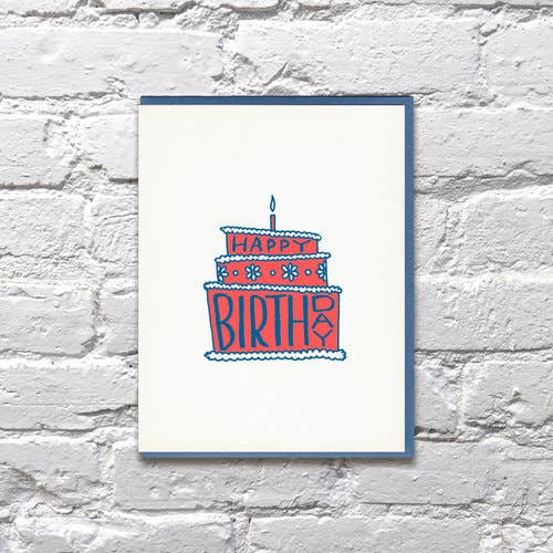 Bench Pressed - Wholesale Birthday Card - Happy Birthday Cake Card0