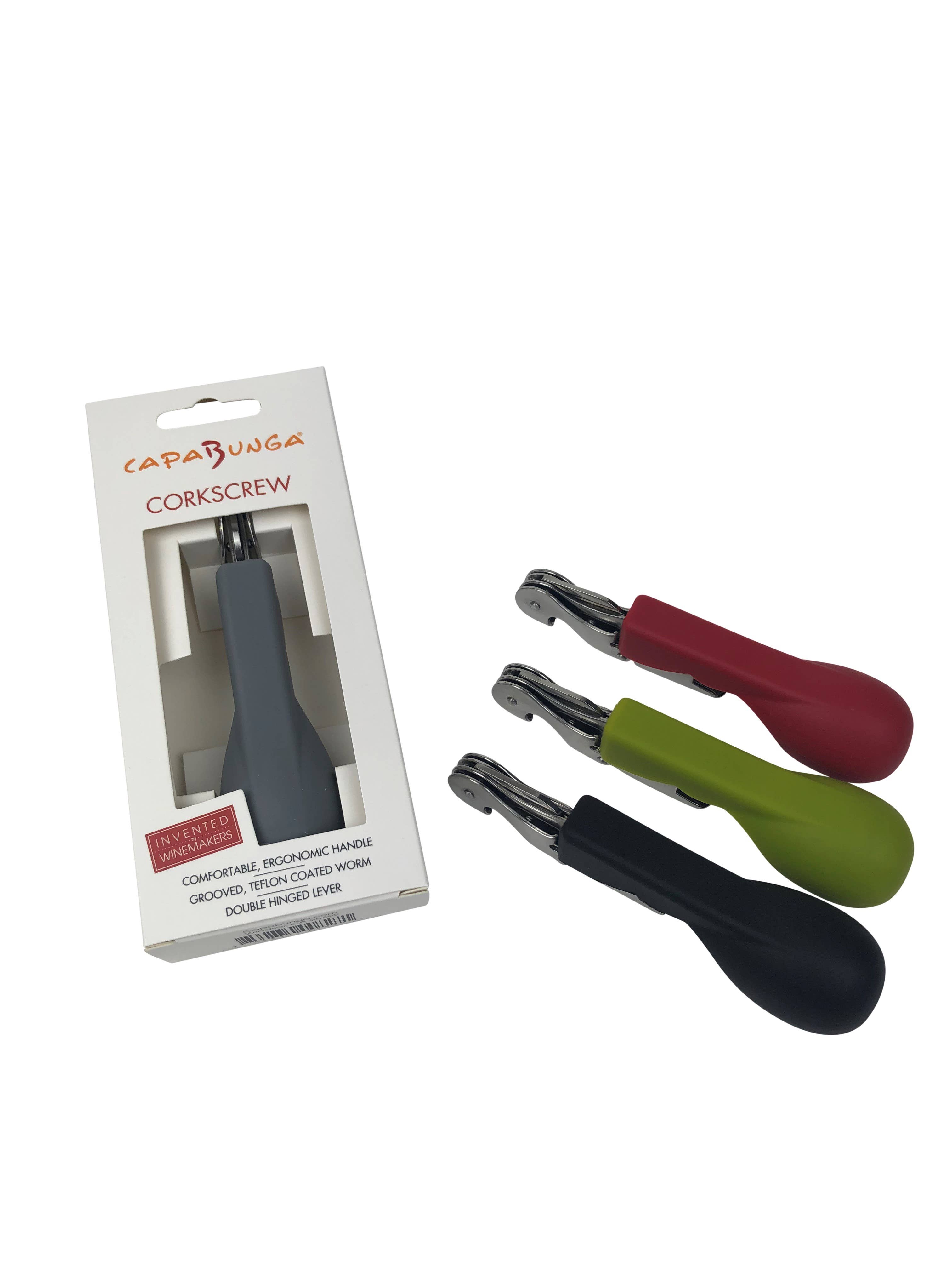 CapaBunga® - Wholesale Bottle/Wine Opener - Ergonomic Silicone Handled Corkscrew | Wine Opener11
