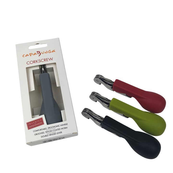 CapaBunga® - Wholesale Bottle/Wine Opener - Ergonomic Silicone Handled Corkscrew | Wine Opener11