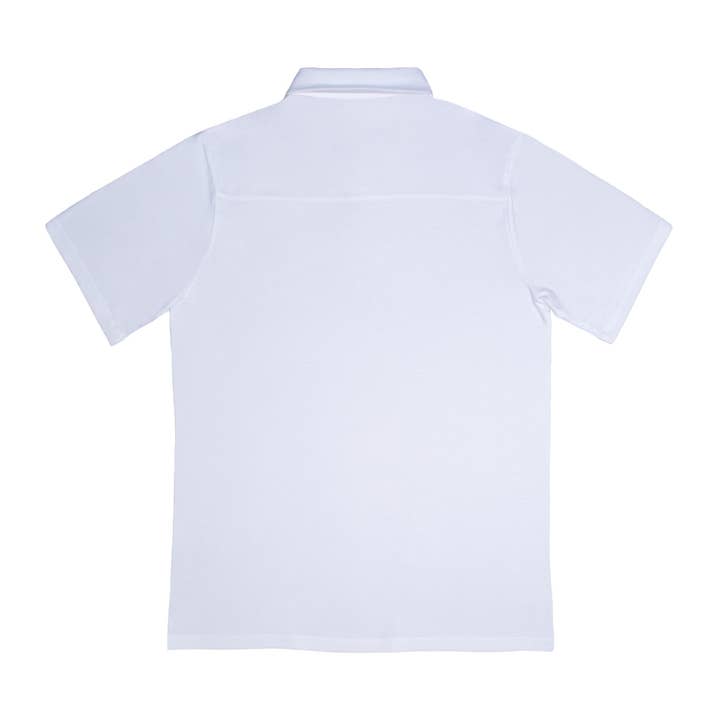 De polo met 4 knopen - wit voor wholesale door Parlewe