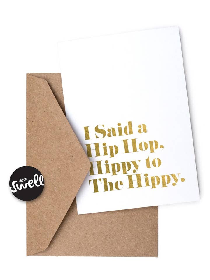 Hip Hop Card for wholesale by Swell Made Co.