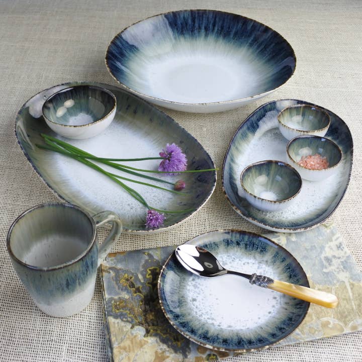 Carmel Ceramica - Vente Vaisselle d'apéritif - Assiette d'entrée Cypress Grove2