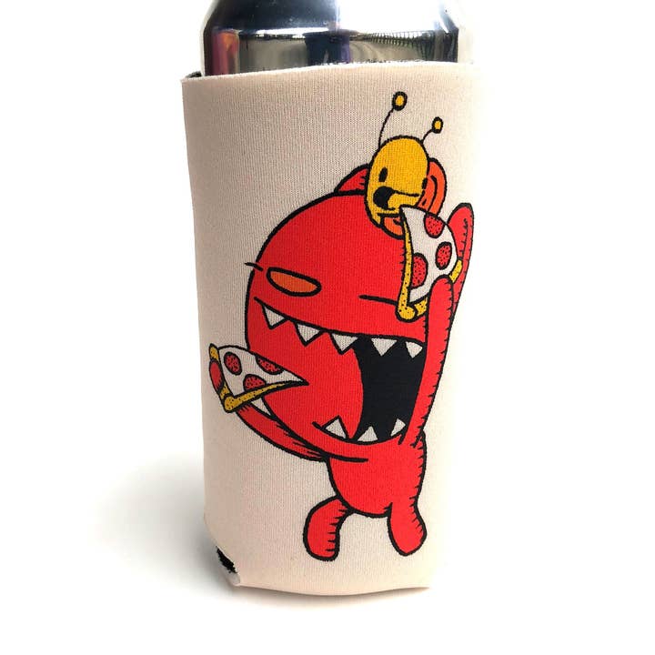 Pizza Pals Can Coolie for wholesale by everyday balloons print shop