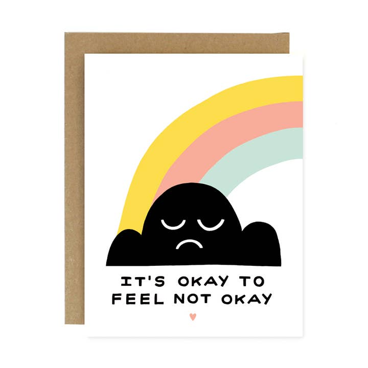 Okay Not Okay Card for wholesale by Worthwhile Paper