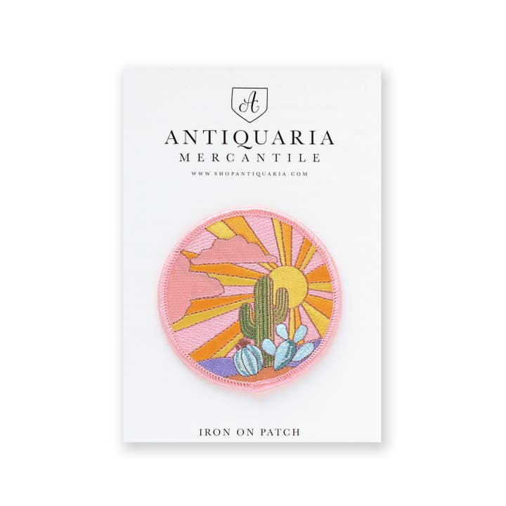 Antiquaria - Wholesale Patch - Cactus Sunset Embroidered Patch2