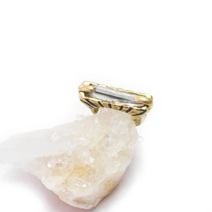 Guldstång Ring (Silver/14K Vermeil) för wholesale av Flight of Fancy