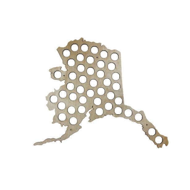 Torched Products - Wholesale Wall Accent - Men’s Gift State Beer Cap Map – Beer Cap Collector/Display53