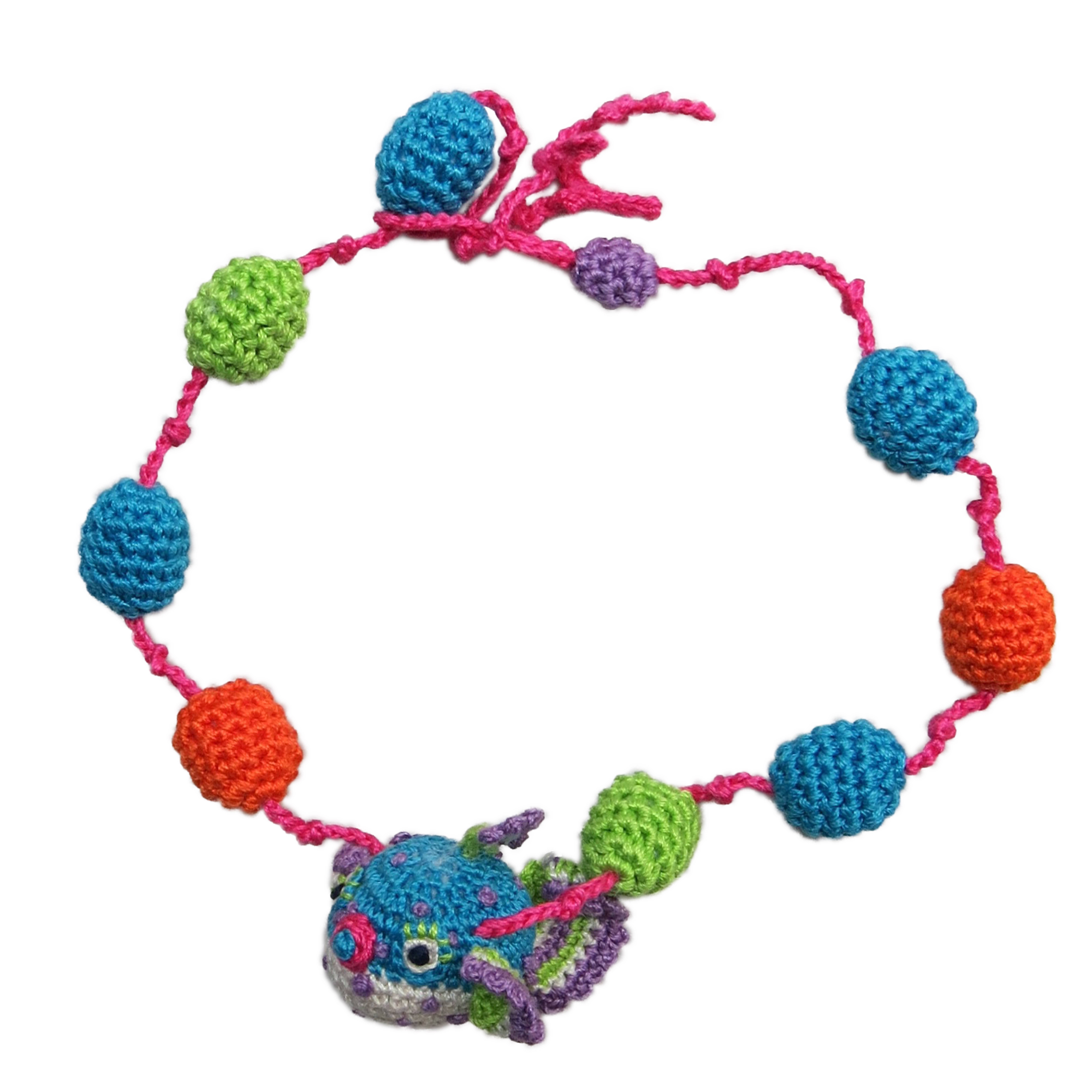 Lemon Loves Lime - Wholesale Kids Necklace - Kids - Necklace-Puffer Fish0