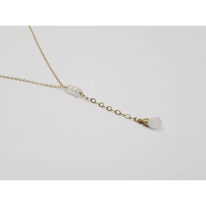 Moonstone Y Drop for wholesale by JK Designs Jewelry