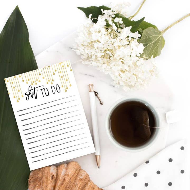 Shit To Do Notepad for wholesale by Creations By Sasha