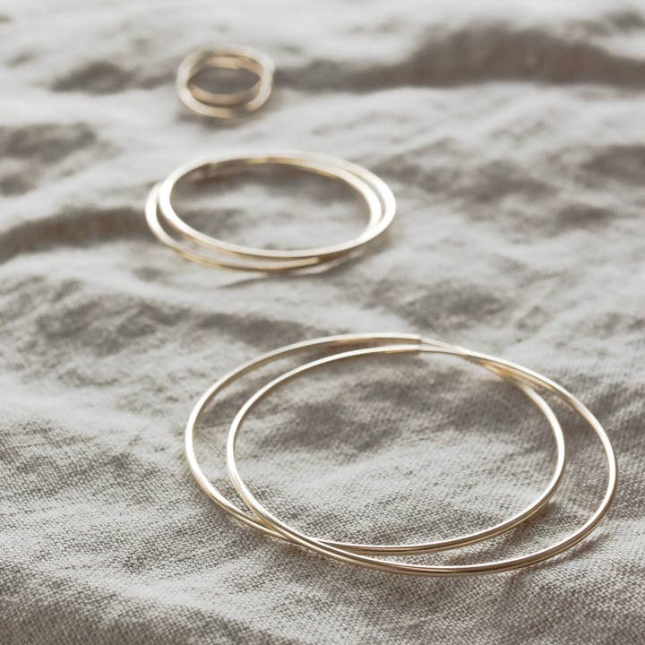 Everyday Hoops for wholesale by Bent by Courtney