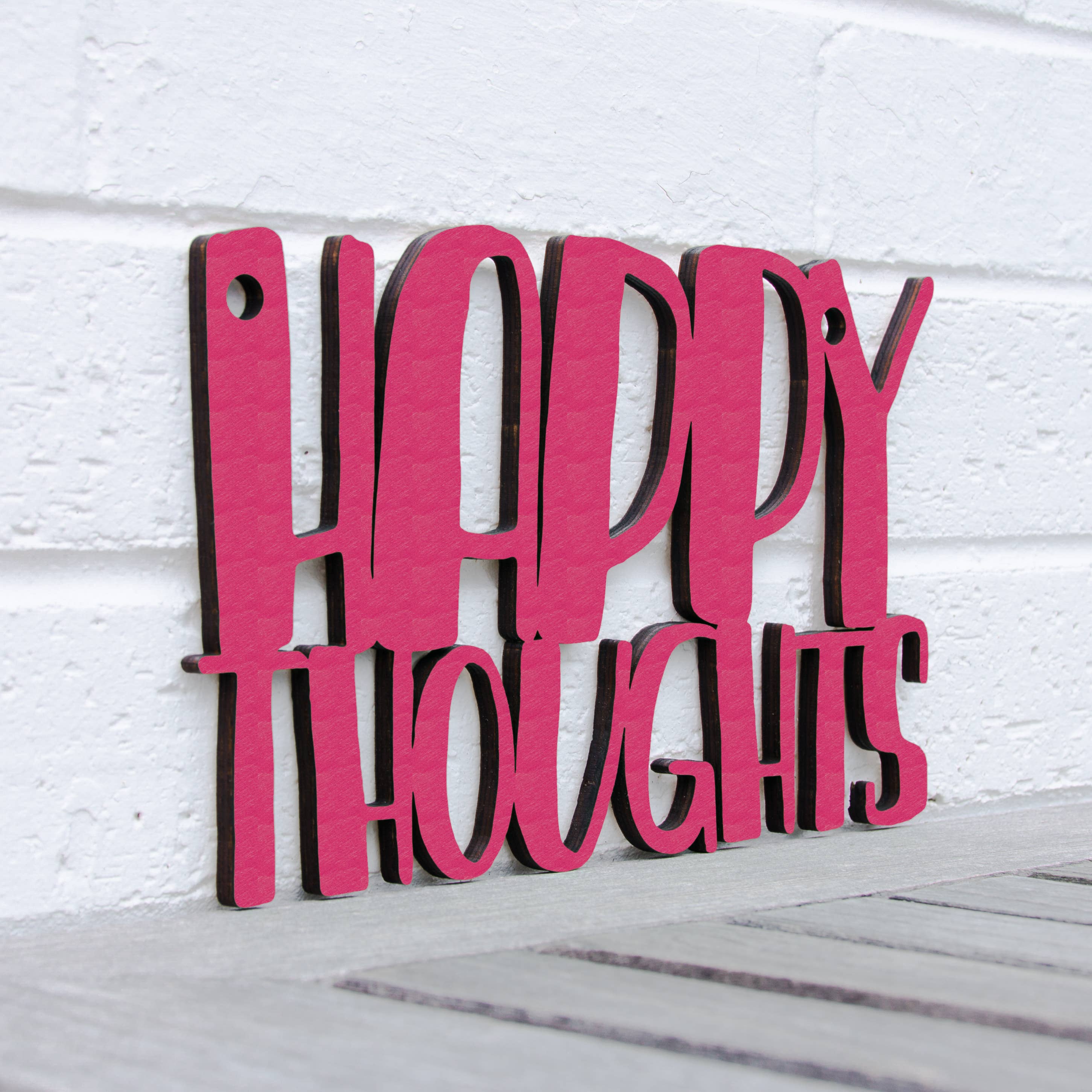 Spunky Fluff - Wholesale Wall Sign - Happy Thoughts6