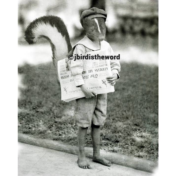 The Wild Oddisorium - Wholesale Poster - Skunk Print, Childs Room, Classroom Poster