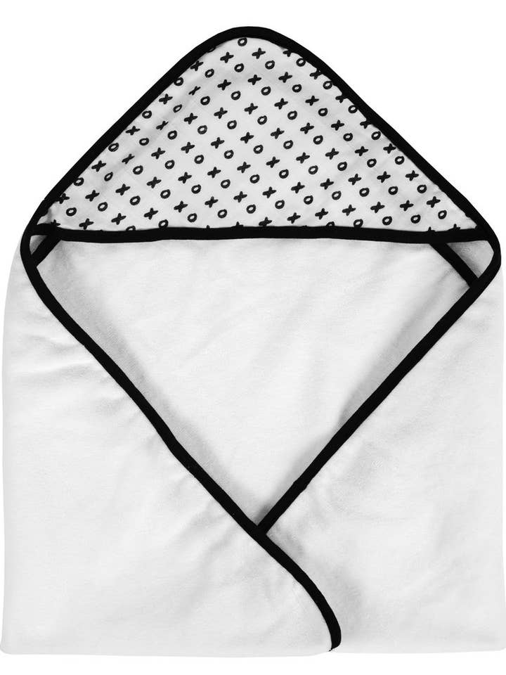 Toalla con capucha Muselina + Terry - XO para venta al por mayor de Modern Burlap