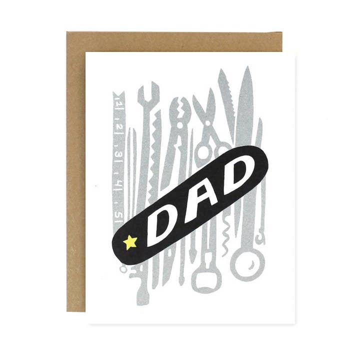 Dad Pocket Knife Card for wholesale by Worthwhile Paper