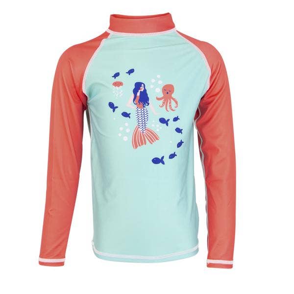 Oaki – Engroshandel Rashguard – Børn – Havfrue sang udslæt vagt