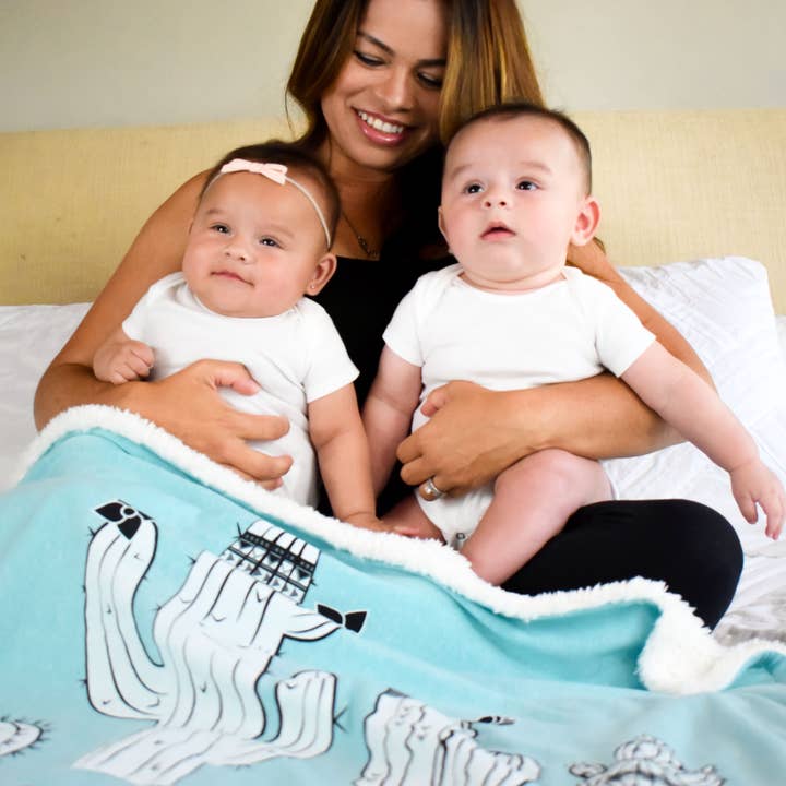 Lil Be - Wholesale Bedding Blanket - Kids & Baby - Cozy Cactus Blanket3