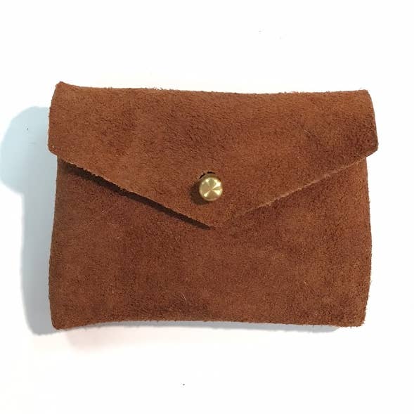 Rust Brown Card Wallet for wholesale by Hatton Henry