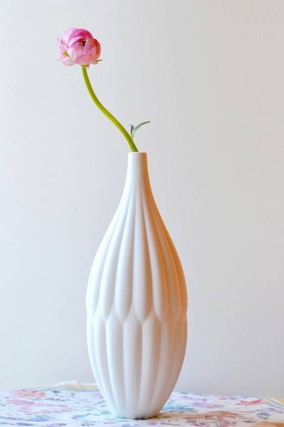 Textured Porcelain Vase - Tall for wholesale by Maia Ming Designs