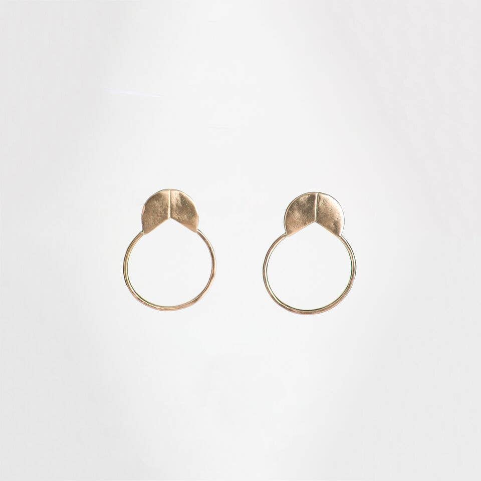 On a Limb Creative - Wholesale Stud/Post Earrings - Solid Bronze Ember Ear Studs