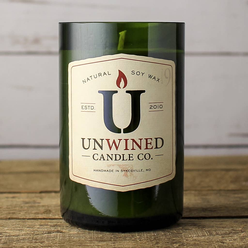 Unwined Candles – wholesale Burkljus – Applewood Signature Series - Vinflaska ljus1