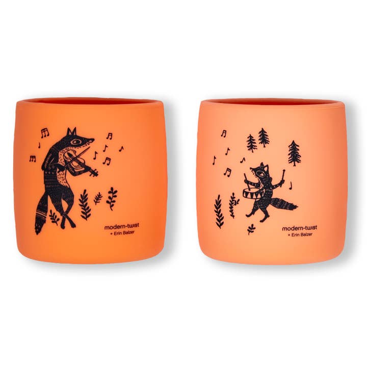 Sip Set: Fox Family - Melon for wholesale by modern-twist